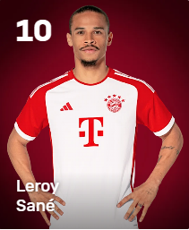 10 Leroy Sane