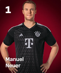 1 Manuel Neuer
