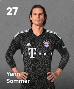 27 Yann Sommer