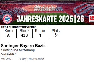 Einteilung Jahreskarten