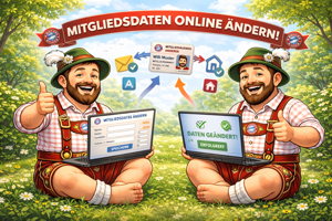 Mitgliedsdaten  online ändern